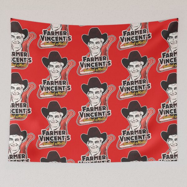 Item preview, Farmer Vincent's Smoked Meat -- Motel Hell Fan Art designed and sold by ourkid.