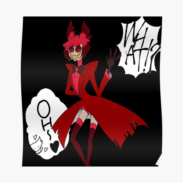 Hazbin Hotel Alastor Poster For Sale By Eliax Art Redbubble