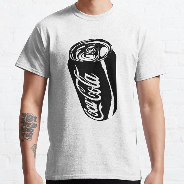 Black and White Coca-Cola Can Classic T-Shirt