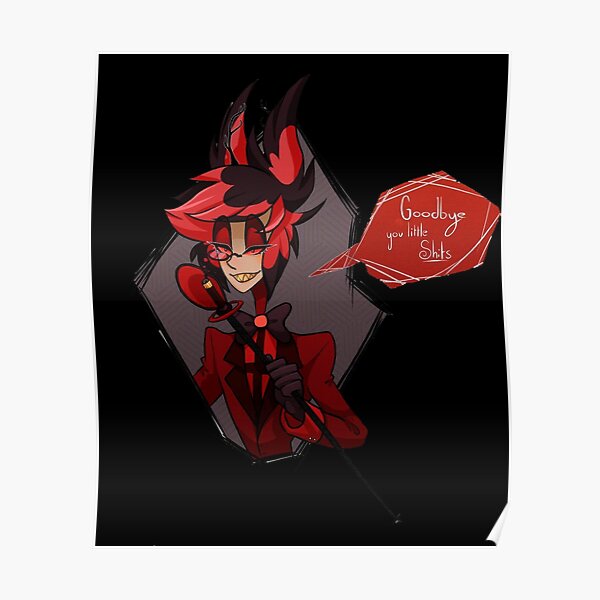 Hazbin Hotel Alastor Poster For Sale By Eliax Art Redbubble