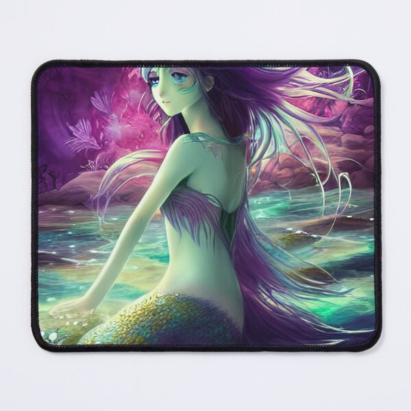 Item preview, Mermaid Sits By The Sea While the Wind Plays in Her Hair designed and sold by Lenkaland.