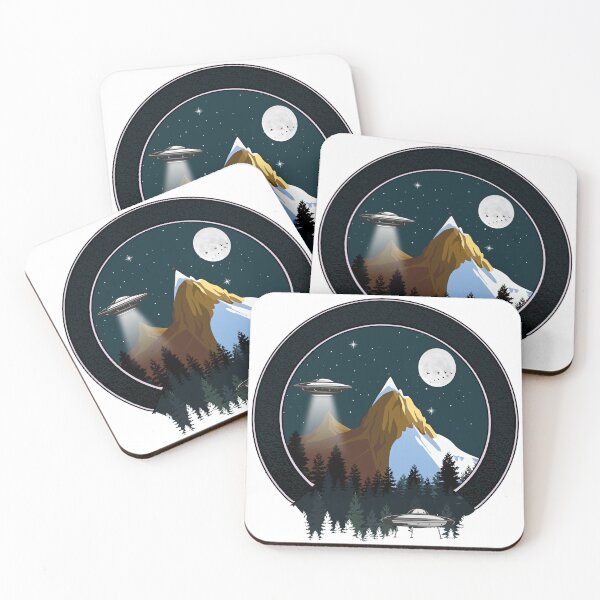 Item preview, Spaceship Mountain Wintery Nights designed and sold by MyMerch4u.