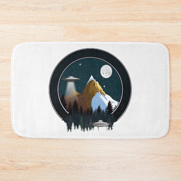 Artikelvorschau, Winterliche Nächte des Raumschiff-Gebirgs entworfen und verkauft von MyMerch4u.