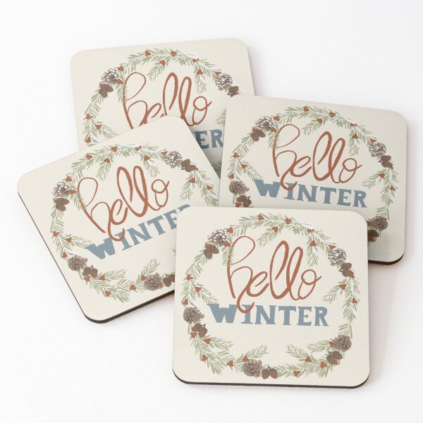 Item preview, Hello Winter in cream designed and sold by Pheonixrzg.