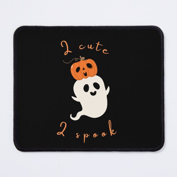 Item preview, Too Cute To Spook Halloween ghost and pumpkin designed and sold by HeavenlyStudio.