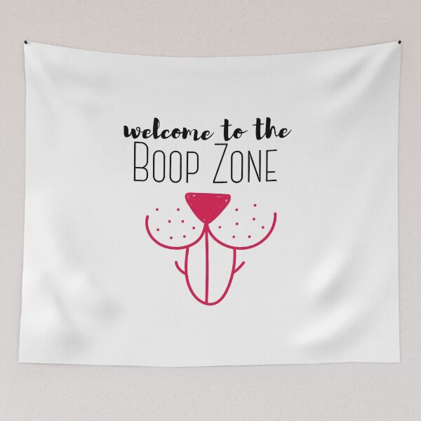 Item preview, BOOP ZONE (Black Text)  designed and sold by baldbird.