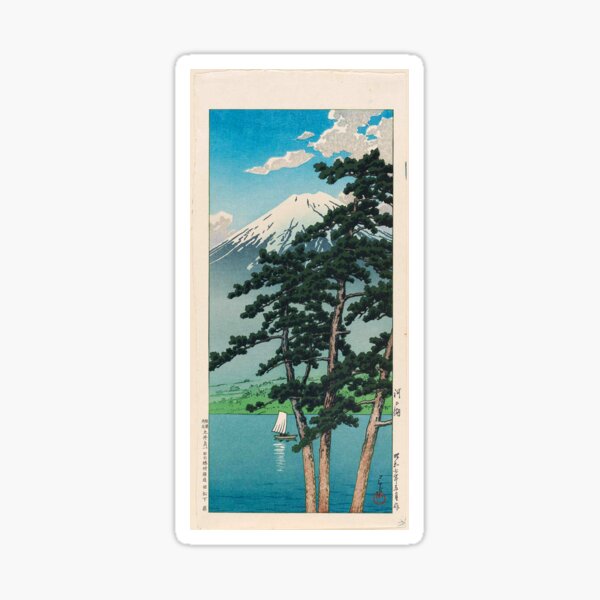 Item preview,  Kawase Hasui  Kawaguchi Lake (Kawaguchi-ko) designed and sold by TeeARTHY.