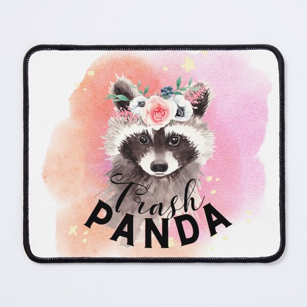 Item preview, Trash Panda with Flowers  designed and sold by June Market.