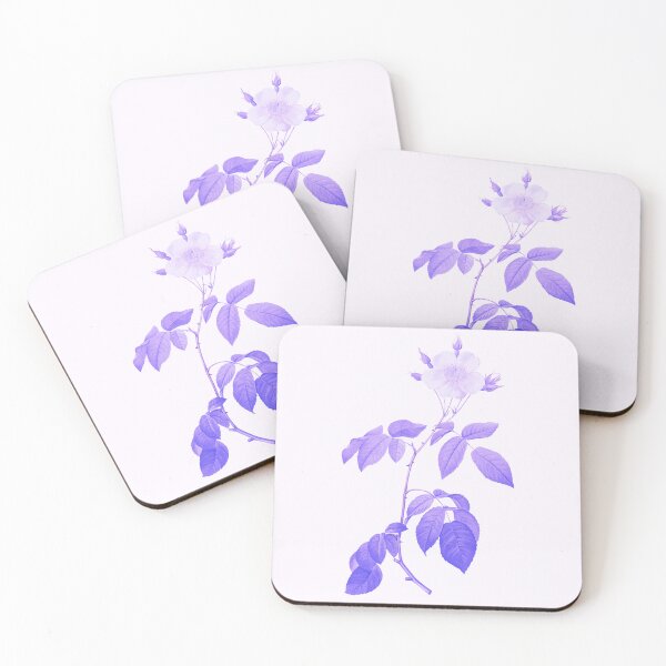 Item preview, Big Leaved Climbing Rose Flower, Alternative Illustration - Purple Rose designed and sold by DaphneKstudio .