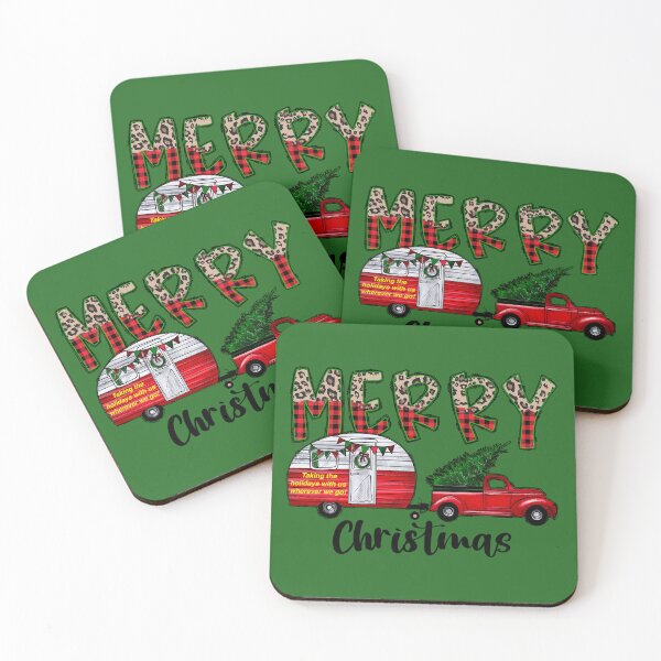 Item preview, Merry Christmas camper designed and sold by LeJeuneGifts.
