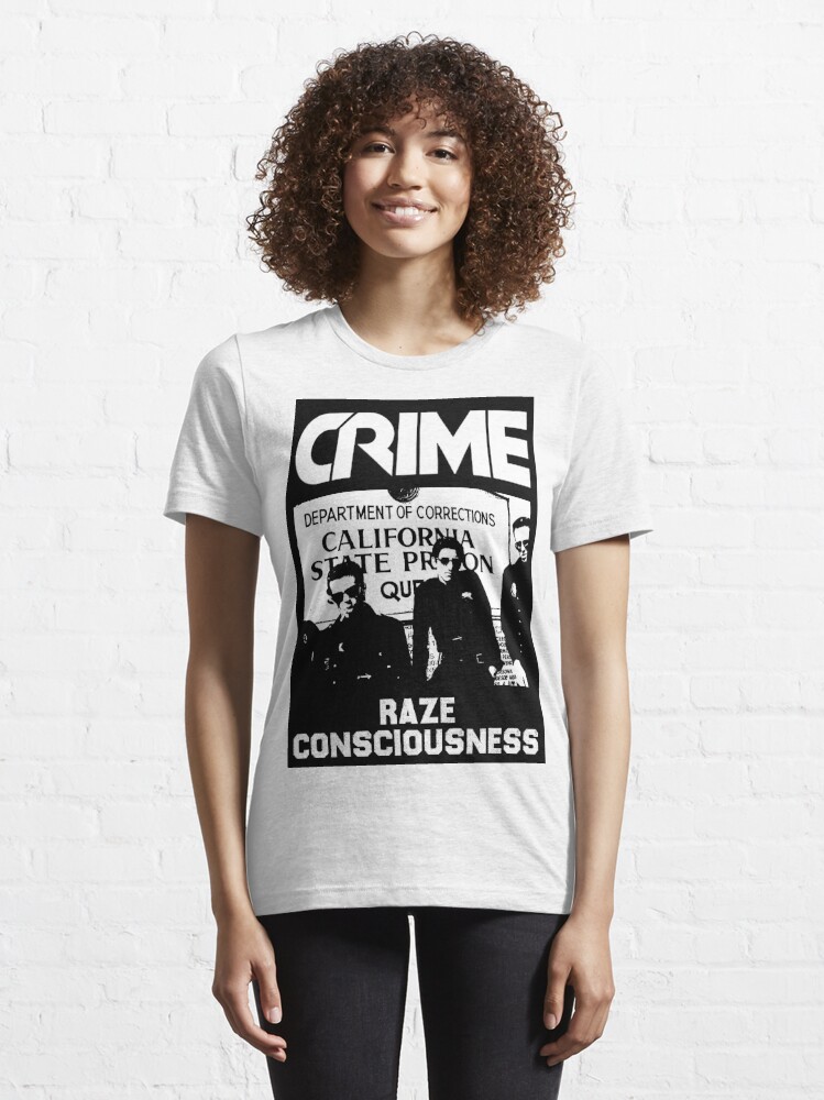 Serrated Uforudsete omstændigheder yderligere Crime - Raze Consciousness Punk Rock Band T-Shirt San Francisco KBD"  Essential T-Shirt for Sale by izationalizer | Redbubble