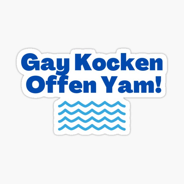 Item preview, Yiddish Saying Gay Kocken Offen Yam designed and sold by NJGDesigns.