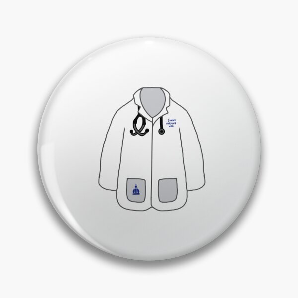 Item preview, Hopkins Med White Coat designed and sold by ebisch.