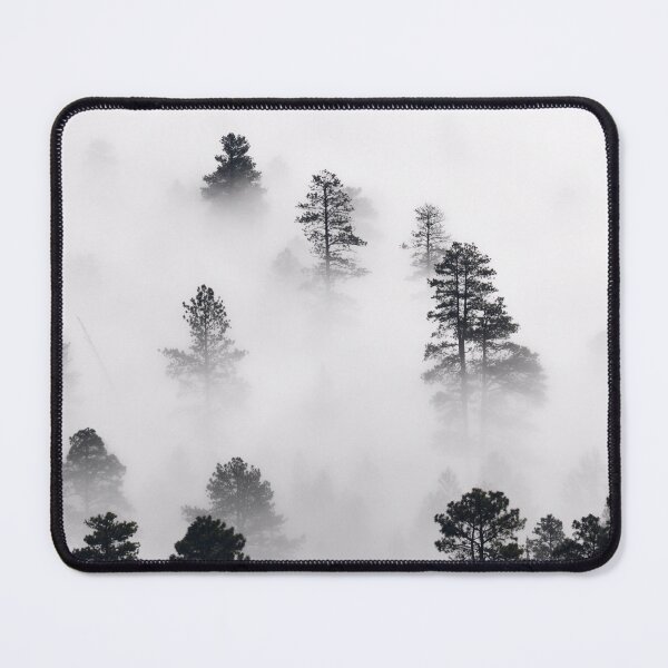 Item preview, Foggy Scenic Mountain Tree decor designed and sold by BubbleCrumbs.