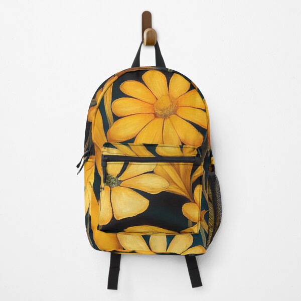 Item preview, Marigold Floral Print designed and sold by ThePurpleMelon.