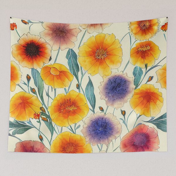 Item preview, Floral Print designed and sold by ThePurpleMelon.