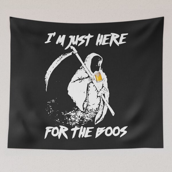 Item preview, Grim Reaper I’m Just Here For The Boos Halloween designed and sold by alanxgoldberger.
