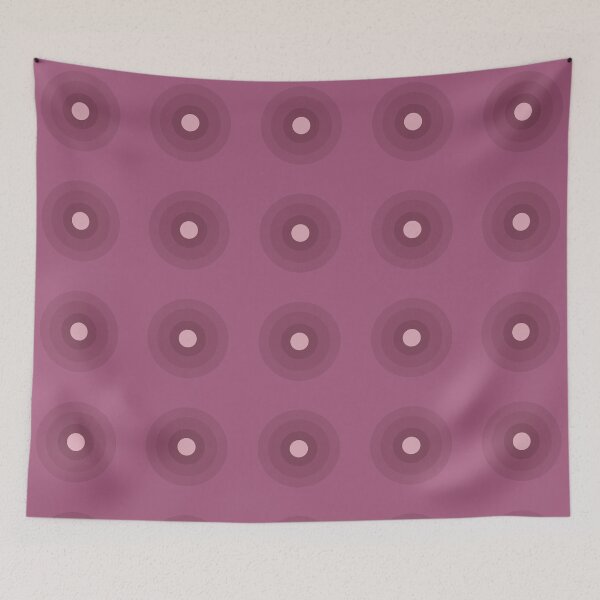 Item preview, Concentric Circles Abstract Geometric Art - pink designed and sold by Inspirationmotivation.
