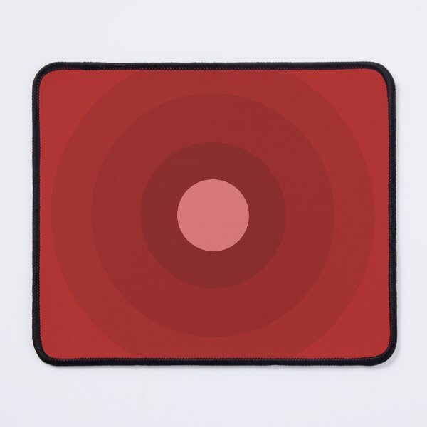 Item preview, Concentric Circles Abstract Geometric Art - red designed and sold by Inspirationmotivation.
