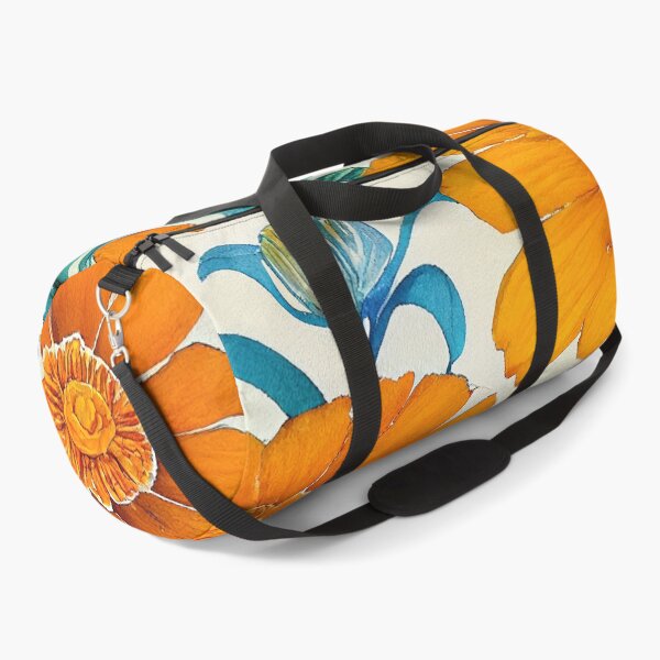 Item preview, Marigold Floral Print designed and sold by ThePurpleMelon.
