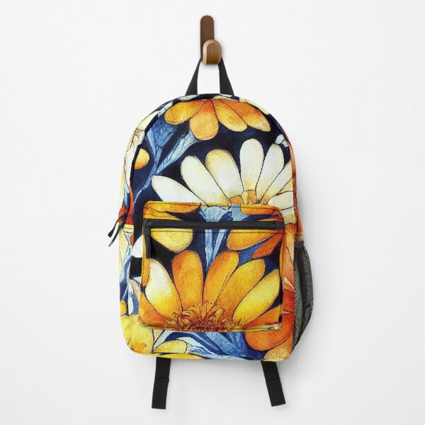 Item preview, Marigold Floral Print designed and sold by ThePurpleMelon.