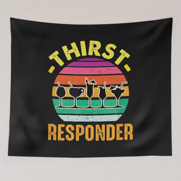 Item preview, Thirst Responder Funny Design for Bar Tenders designed and sold by artzaka.