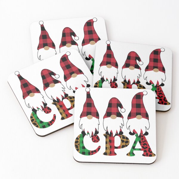 Item preview, Accountant Christmas Gift -Christmas Gnomes designed and sold by BronikowskiART.