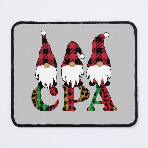 Item preview, Accountant Christmas Gift -Christmas Gnomes designed and sold by BronikowskiART.