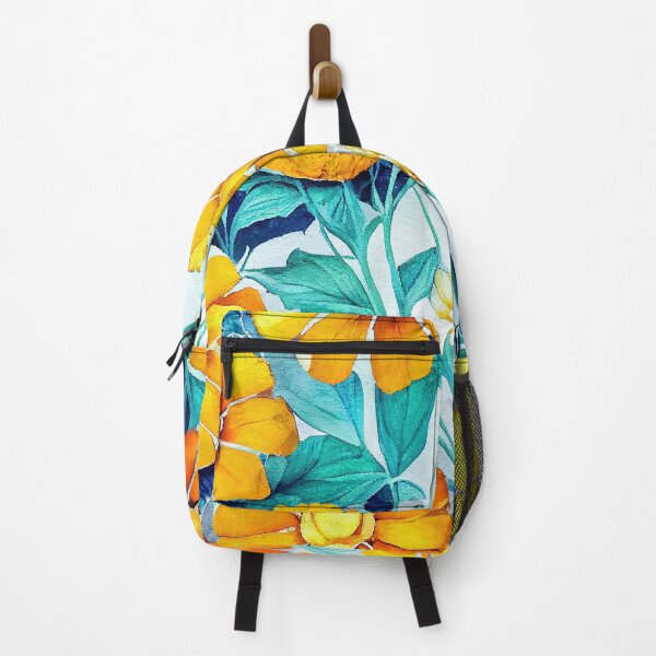 Item preview, Marigold Floral Print designed and sold by ThePurpleMelon.