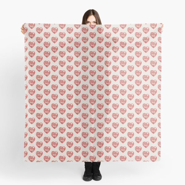 Home Is Where My Dog Is Red Dog Slogan Gifts for Dog Lovers Scarf