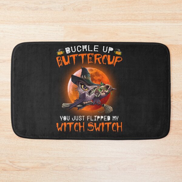 Item preview,  Owl Buckle Up Buttercup You Just Flipped My Witch Switch Skull Halloween designed and sold by alanxgoldberger.