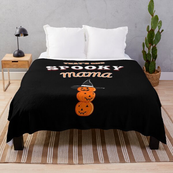 Item preview, One Spooky Mama Halloween Party T-Shirt With A Pumpkins And A Witch Hat designed and sold by House-Of-Pinto.