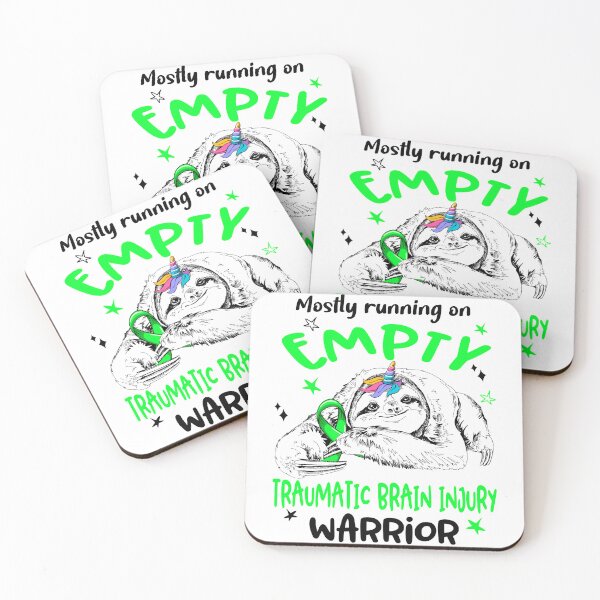 Item preview, Mostly running on Empty Traumatic Brain Injury Warrior designed and sold by ElizabethS809.