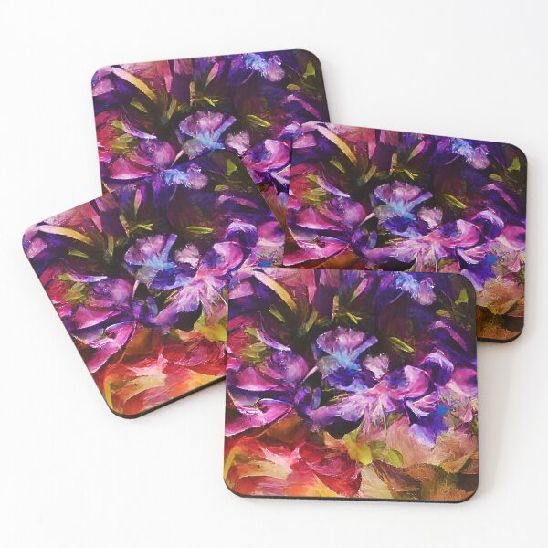Item preview, Abstract Purple Blooming-Frozen Florals designed and sold by BioDigital-Jazz.
