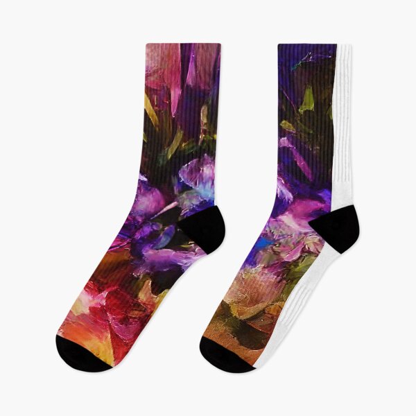 Item preview, Abstract Purple Blooming-Frozen Florals designed and sold by BioDigital-Jazz.
