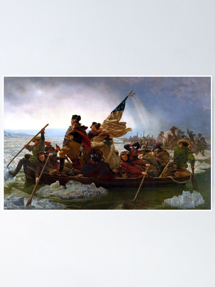 Alternate view of Washington Crossing The Delaware River Poster