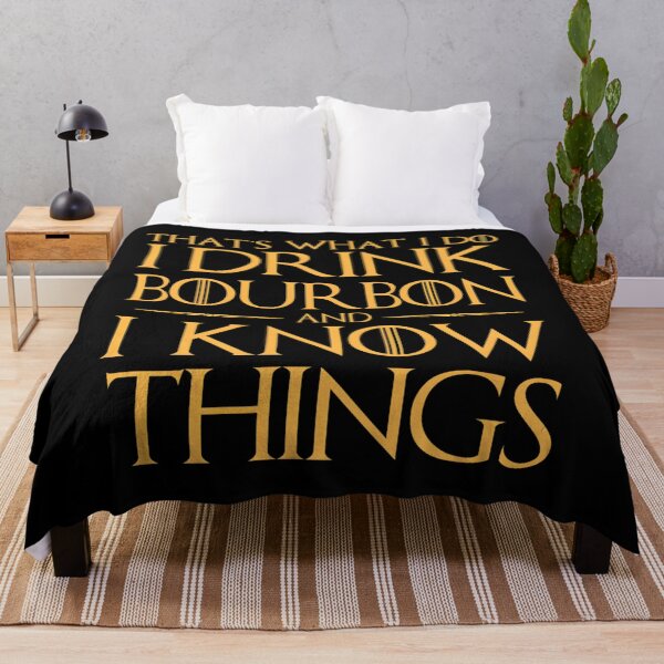 Item preview, I Drink Bourbon and I Know Things  Essential  designed and sold by fierithamyx.