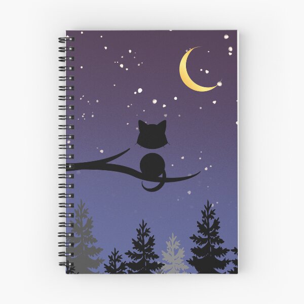 Item preview, Semicolon Cat Watching Moon designed and sold by SimplyMe-Plus.