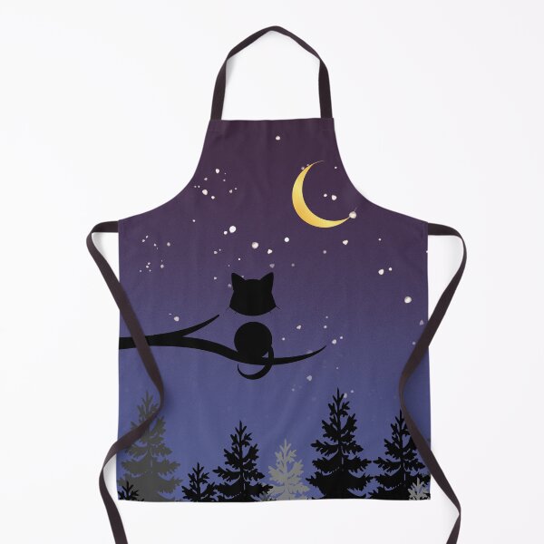 Item preview, Semicolon Cat Watching Moon designed and sold by SimplyMe-Plus.