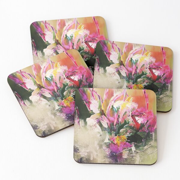 Item preview, Lotus in the Mist-Frozen Florals designed and sold by BioDigital-Jazz.