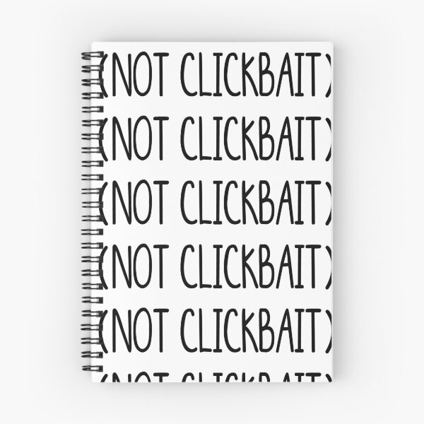 Item preview, ( Not Clickbait ) designed and sold by Jilly Rose Ink.
