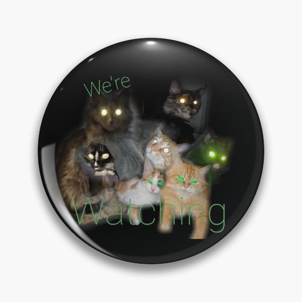 Item preview, Spooky Cats Watching You designed and sold by ellesie99.