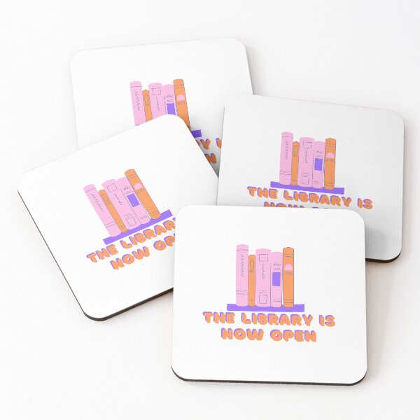 Item preview, THE LIBRARY IS NOW OPEN designed and sold by Natalieclick.