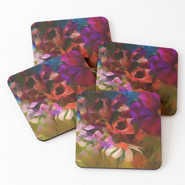 Item preview, Rich Abstract Flowers-Frozen Florals designed and sold by BioDigital-Jazz.