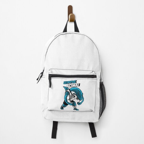 Item preview, a-fierce-shark-mascot-biting-a-soccer-ball- designed and sold by KendraEberh.