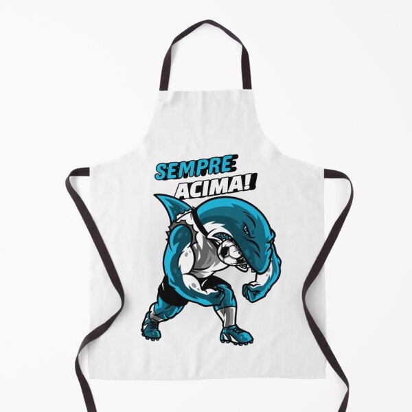 Item preview, a-fierce-shark-mascot-biting-a-soccer-ball- designed and sold by KendraEberh.