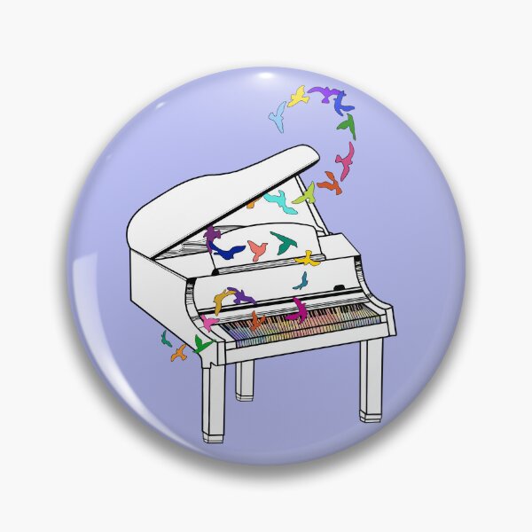 Item preview, Rainbow Piano Birds designed and sold by Lenaartist.