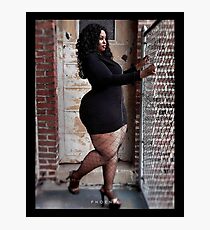 Phoenix BBW thick plus model Photographic Print
