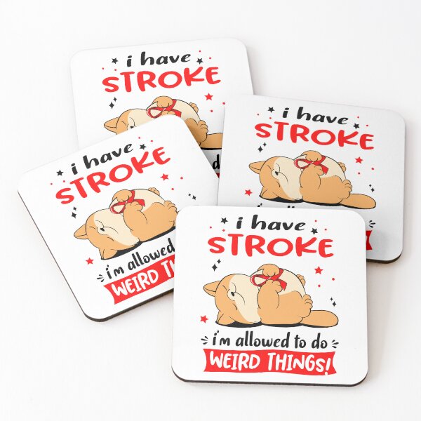 Item preview, Stroke Awareness Funny I have Stroke i'm allowed to do Weird Things! designed and sold by JanetShop809.