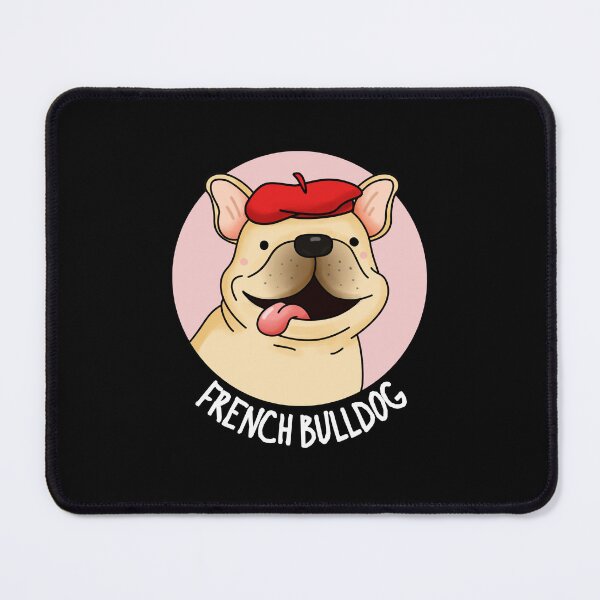 Item preview, French Bulldog Funny Dog Puns (Dark BG) designed and sold by punnybone.